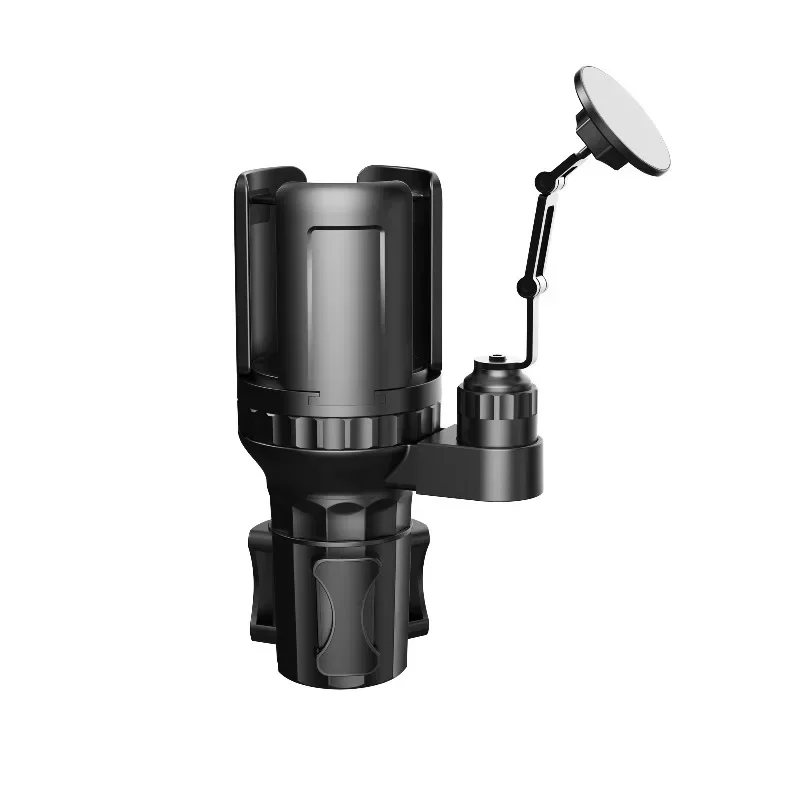 Car Cup Holder Expander Phone with Adjustable Arm and Base 2-in-1 Phone and Cup Holder Adapter