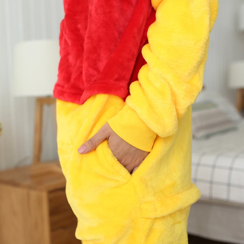 Kigurumi الدب الكرتون نيسيس الكبار الاطفال بيجامة على شكل حيوانات حللا النساء أنيمي تأثيري ازياء لعيد الميلاد حفلة الهالوين