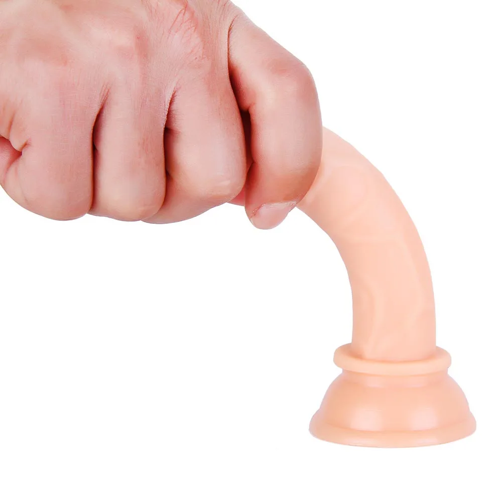 Real Dick With Suction Cup NO Vibrator Sex Toys for Woman Female Masturbator Mini Penis Realistic Dildo Artificial Cock Vibrador