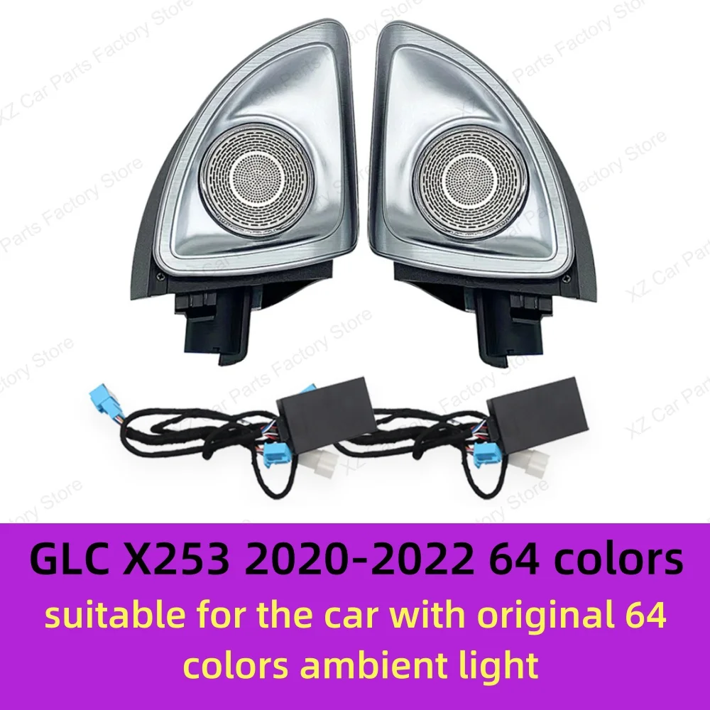 Für Mercedes-benz 4d Rotierenden Hochtöner C Glc E S-klasse W213 W205 W222 W223 X253 RGB Led leuchtende Auto Lautsprecher Horn Refit