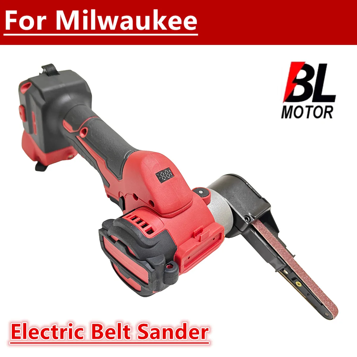 

For Milwaukee 18 Battery Brushless Electric Mini Belt Sander Cordless Sander Polisher Power Tools with Belts For Wood Metal Work
