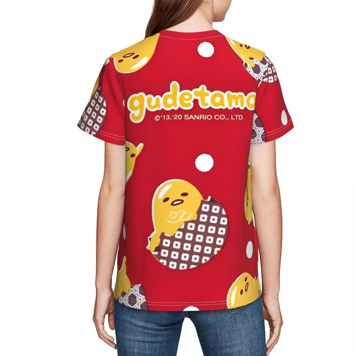 T-shirt imprimé 3D Gudetamas Lazy Egg pour filles et garçons, T-shirt d'été respirant, T-shirt sans-abri, T-shirt classique, Vêtements mignons, Vente chaude, Continent