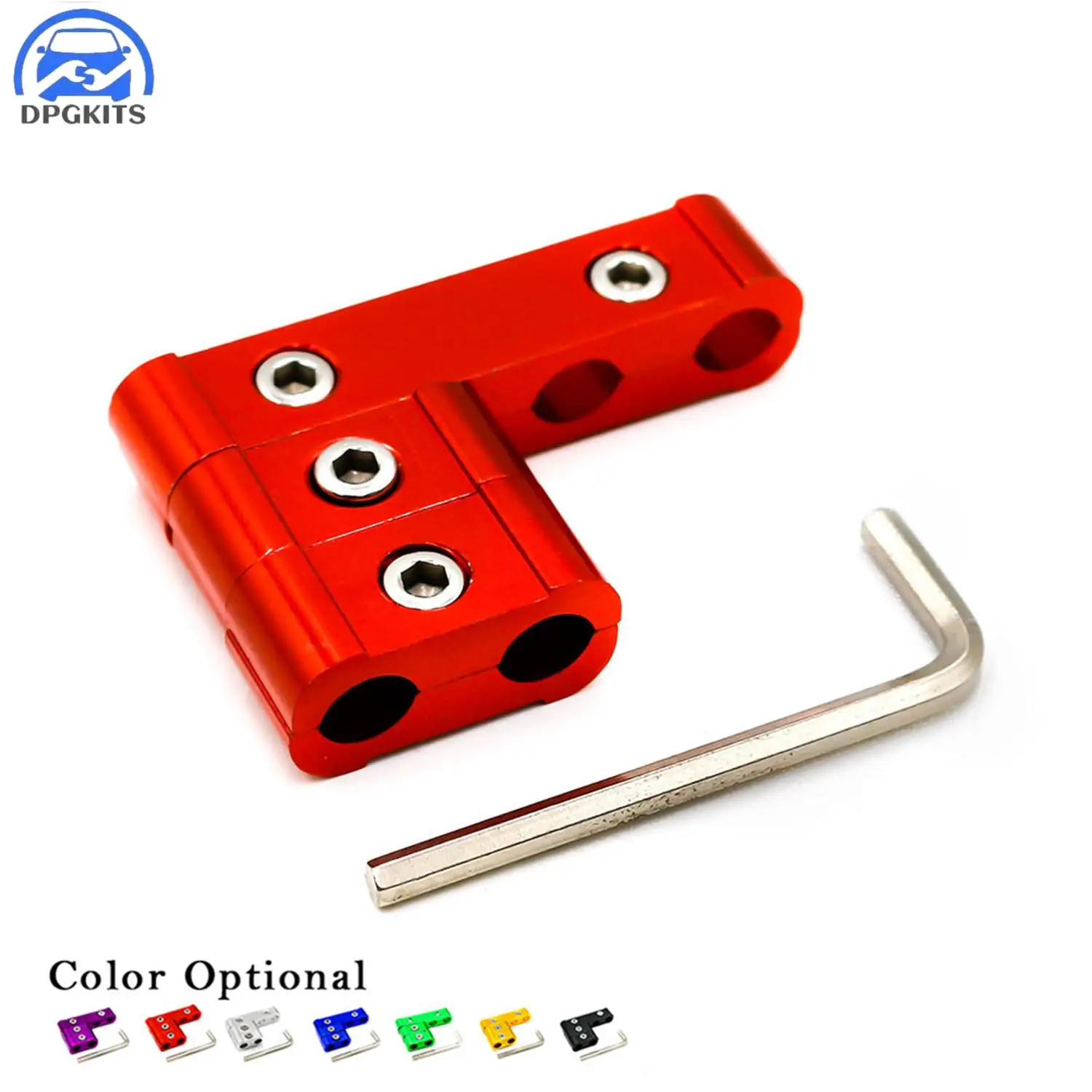 

DPGKITS 1 Set Engine Spark Plug Wires Separator Divider Clamp Kit For 8mm 9mm 10mm-Silver Engines Parts Automobiles Parts Red