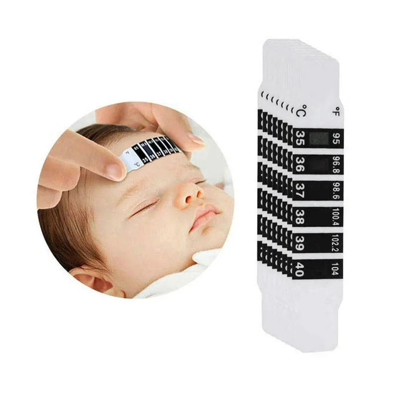 Baby Infant Child Forehead Termomete Body Head Thermometer Fever Temperature Monitor Strips Sticker Tape Measurement Tool