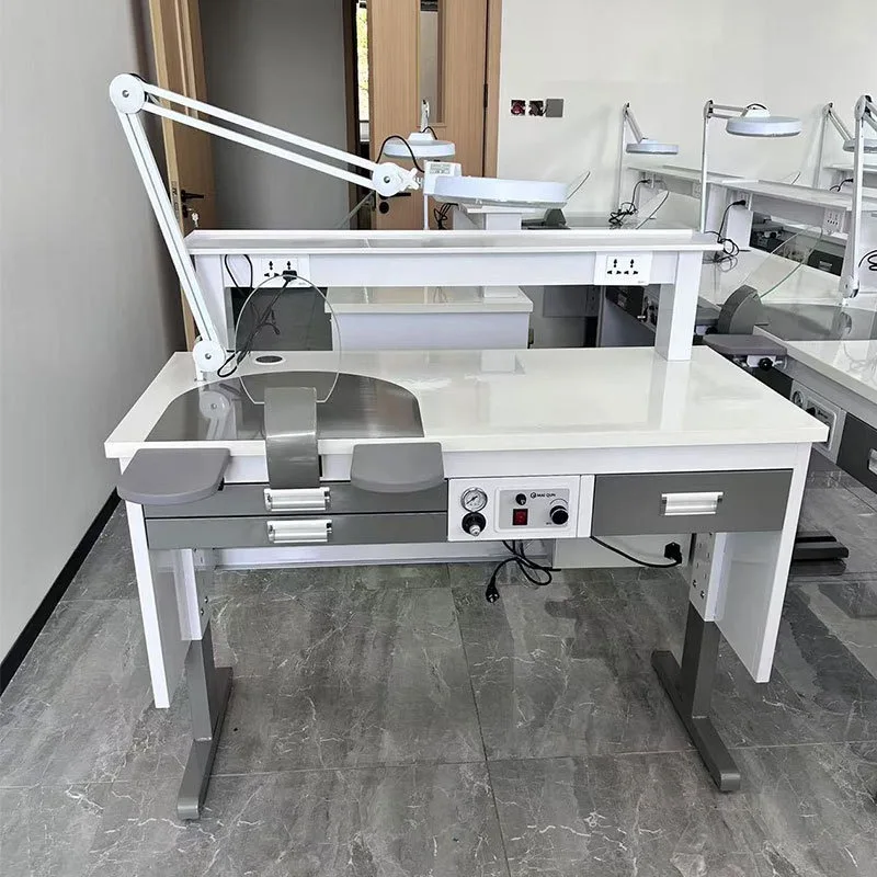 Dental technician table 1.2 meters 1.8 meters Dental school teaching desk Technical factory table Double single