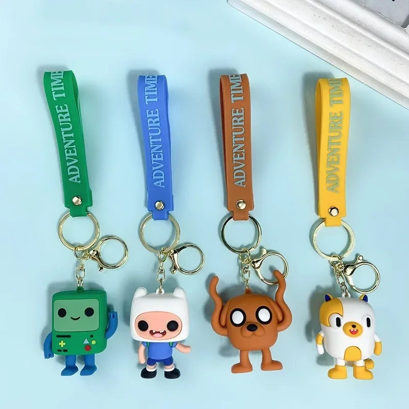 Брелок для ключей с куклой приключений, мультяшное украшение для школьной сумки, аниме периферийный праздничный подарок для мальчиков и девочек