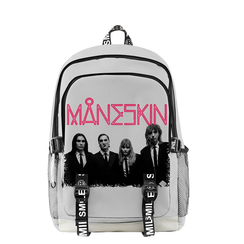 Popular Maneskin ZITTI E BUONI 3D Print Student School Bags Unisex Oxford Waterproof Notebook multifunction Travel Backpacks