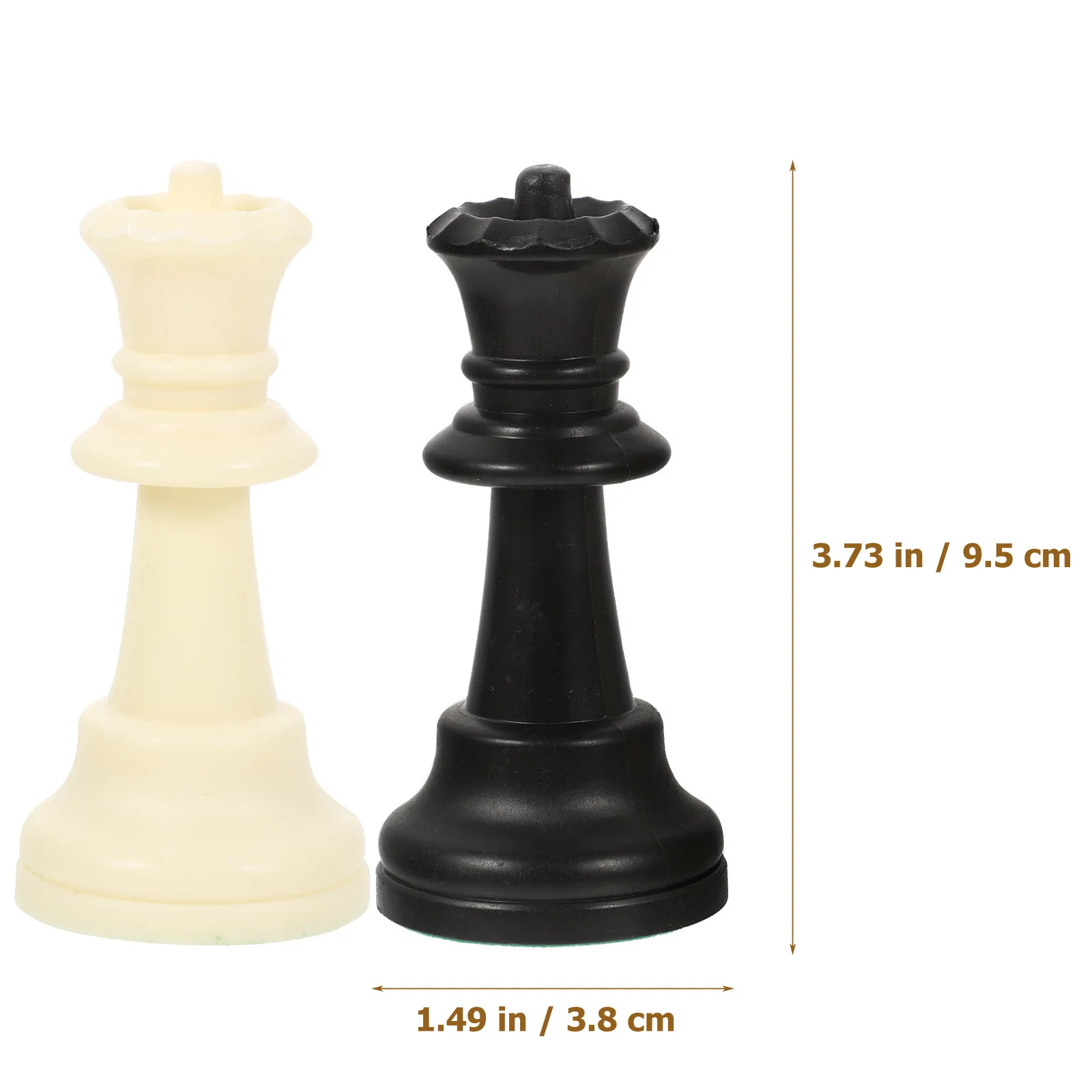 1Set langlebiges PP-Kunststoff-Schachfiguren-Set, tragbar, leicht, für Brettspiele und einfaches Tragen überall