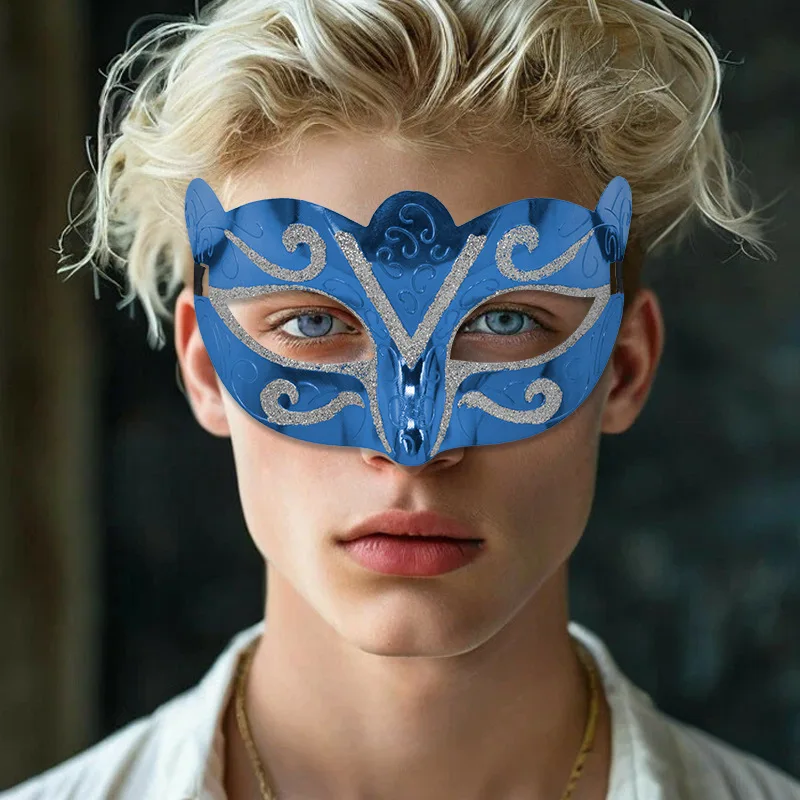 Women Men Venetian Feather Mask Party Ball Masks Scary Decoration Easter Cosplay Birthday Halloween Wedding Festival