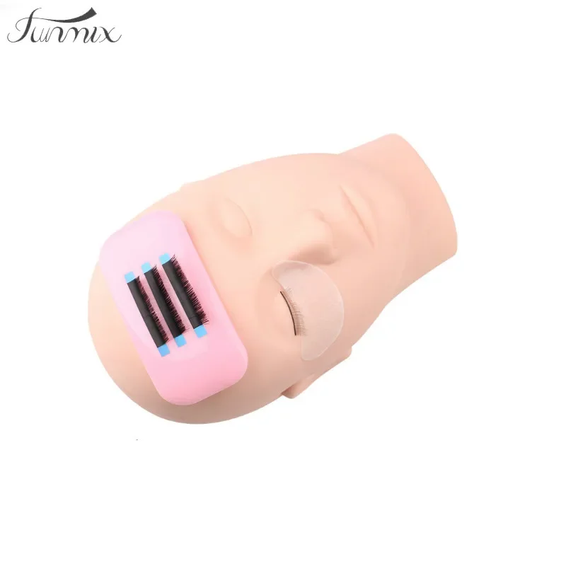 NEUE rosa wimpern stehen pad Dicker Silikon Pad Lash Stehen Wimpern halter Wimpern Verlängerung Werkzeug