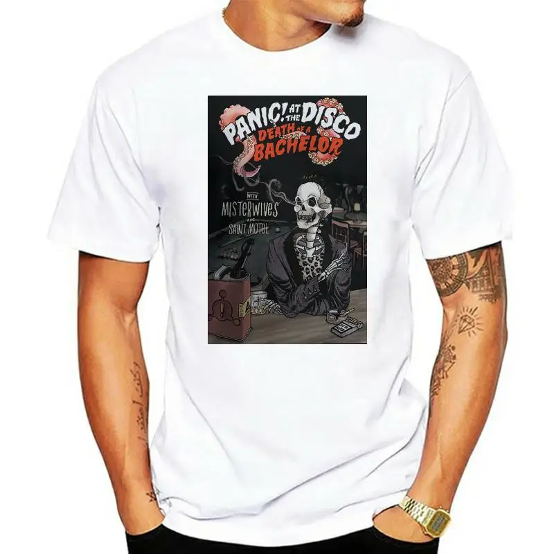 New Popular Panic At The Disco Death Of A Bachelor Mens Black T-Shirt S-3XL