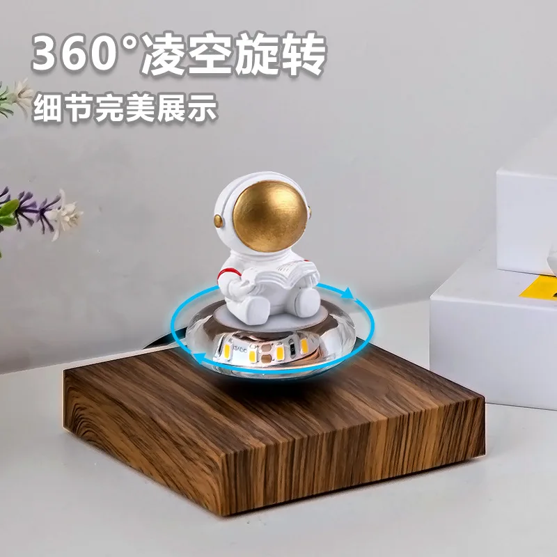 Customized magnetic levitation display stand tray advertising rotating display stand  suspended automati