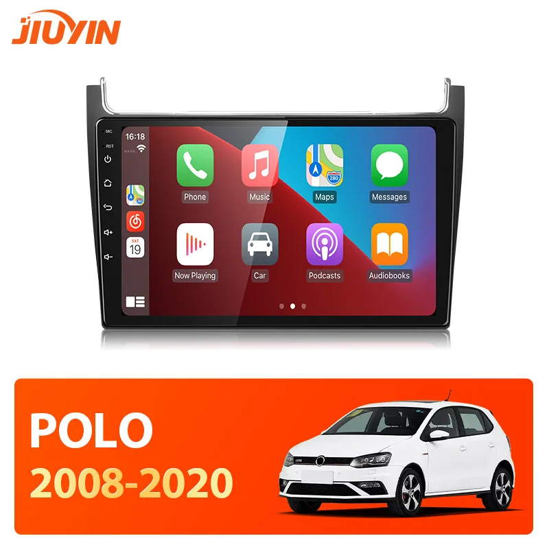 JIUYIN For Volkswagen POLO 5 2008 - 2020 Car Radio Multimedia Video Player Navigation stereo GPS Android 12 No 2din 2