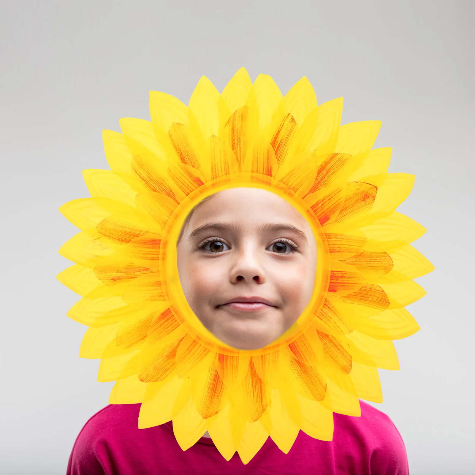 Sunflower หมวกเครื่องแต่งกายสําหรับเด็ก Headpiece ตลกฮาโลวีนหมวกเม็กซิกันชุดสาว