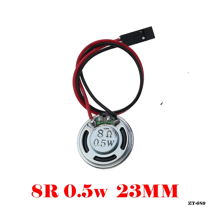 2piece  8 32 Ohms 8R 32R 0.5W 1W 2W Diameter 20 23 26 28 30 32 36 40 50 MM Ultra-thin Speaker W/  DuPont Line Terminal