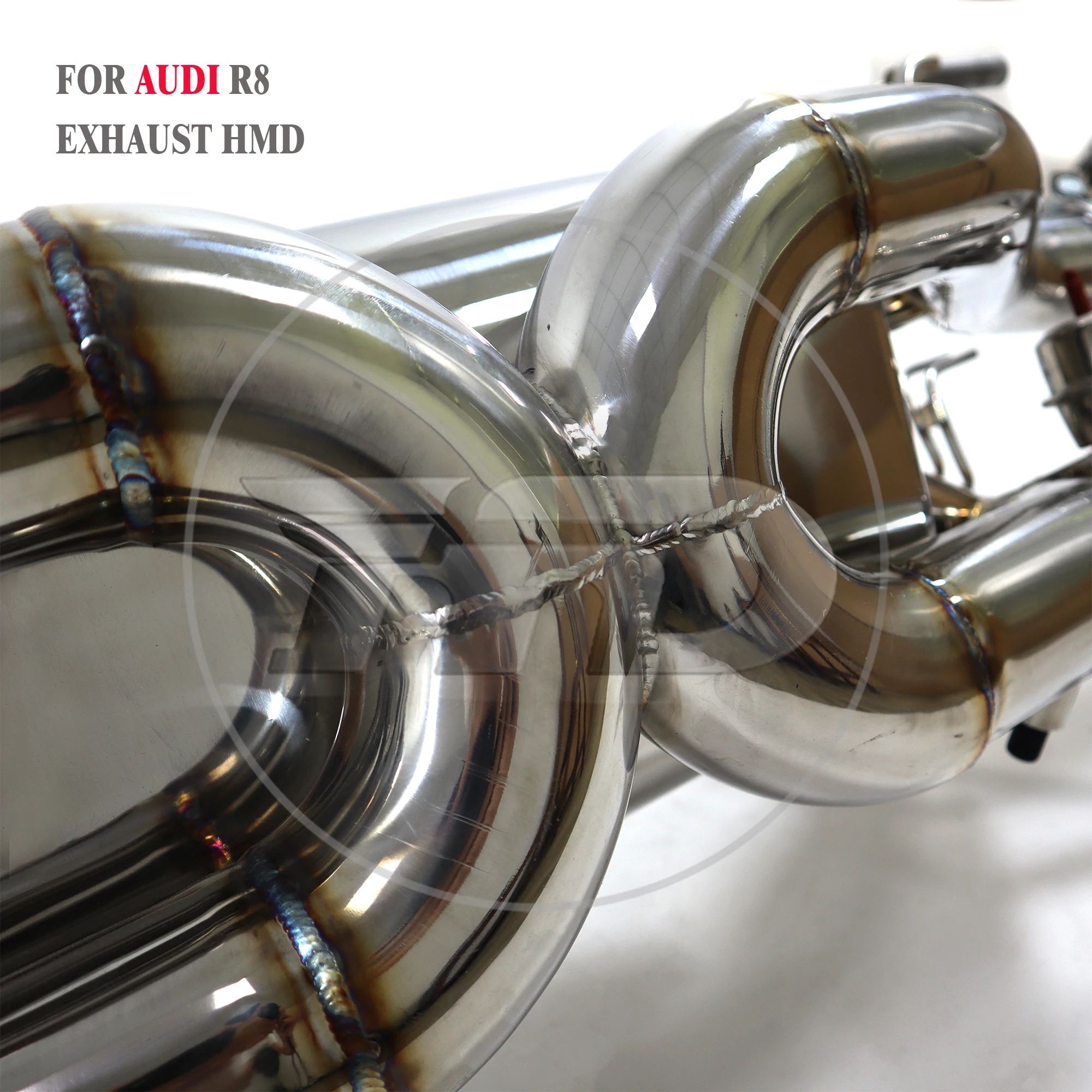 High Quality Catback For AUDI R8 2022 5.2L With OPF Stainless Steel Exhaust System Vacuum Valve Muffler Non-destructive HMD