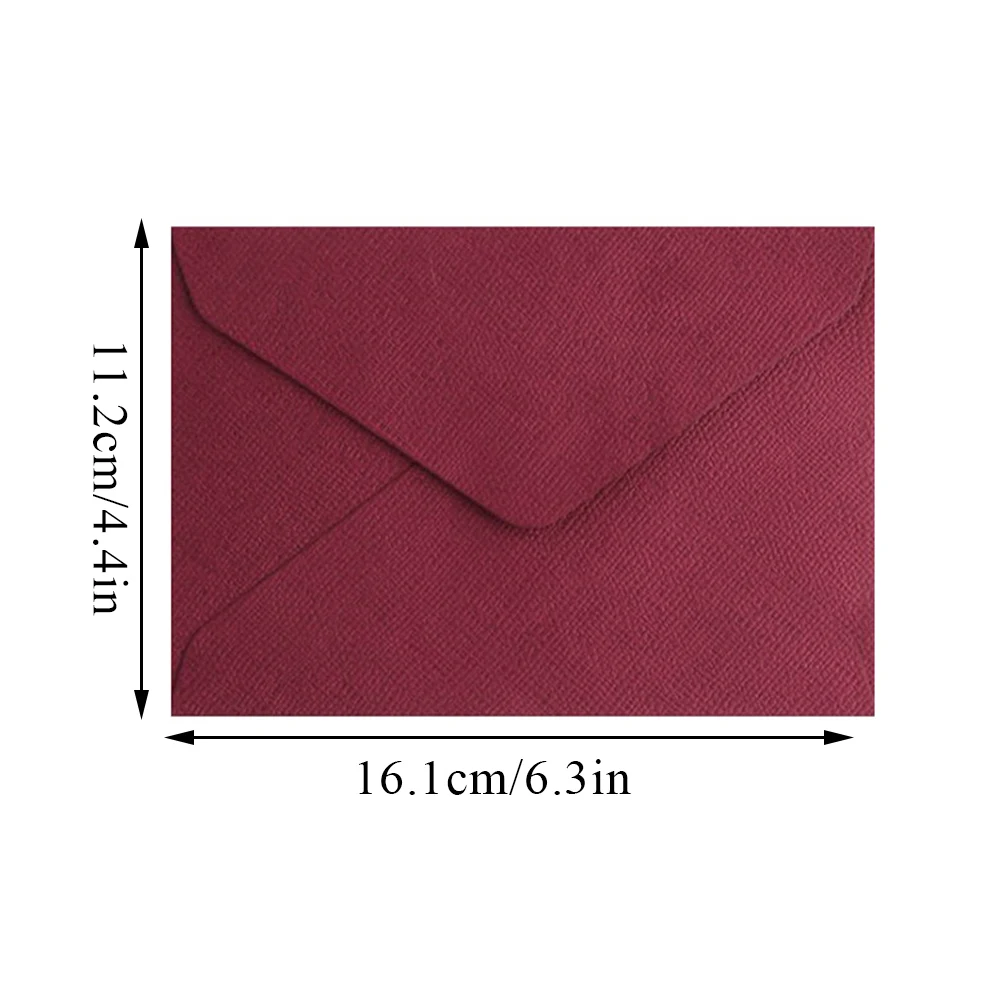 Enveloppes texturées en lin vintage, papier d\'emballage pour carte de vministériels x, cadeau de la fête du Léon, 16.1x11.2cm, nouveau