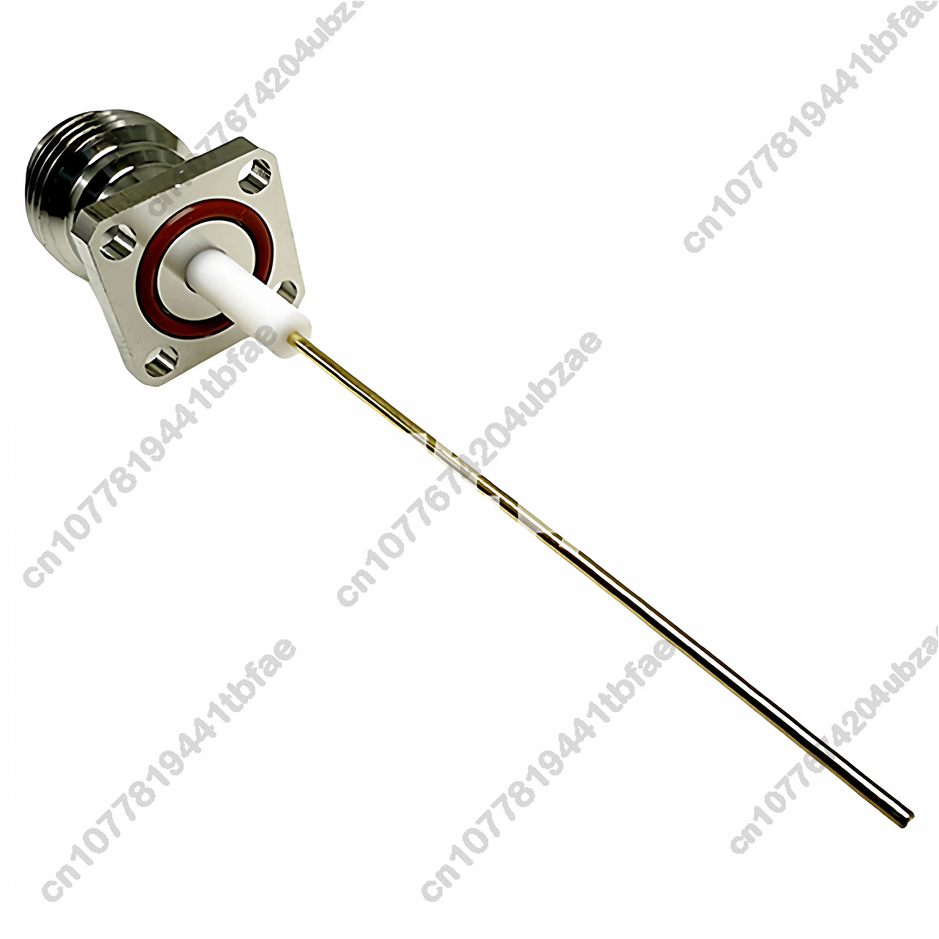 N-KFD12-60 Panel Socket N Female Small Flange Four-hole Socket N-type External Threaded Hole Waterproof Socket