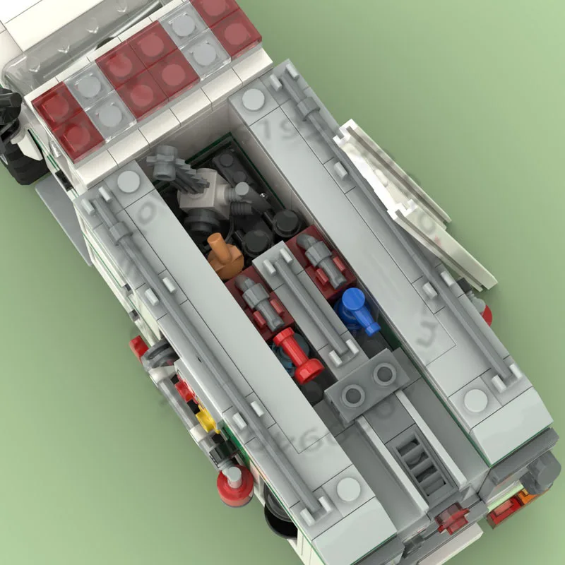 441 PCS Transport Car Forest Fire Service Medium Brush Truck - Type 6 MOC Customize Modular Building DIY Holiday Toy Gifts