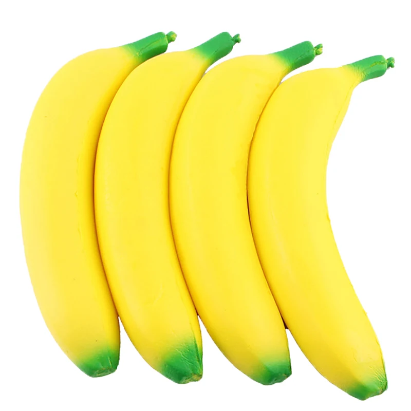 Oversized Banana Squishy Toy Soft Slow Rebound Fruit Shape Kneading Stress Relief Fidget Decompression Gadget