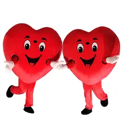 Romantic Red Love Mascot Costume Adult Proposal Props Halloween Christmas Party Cartoon Cosplay Clothing