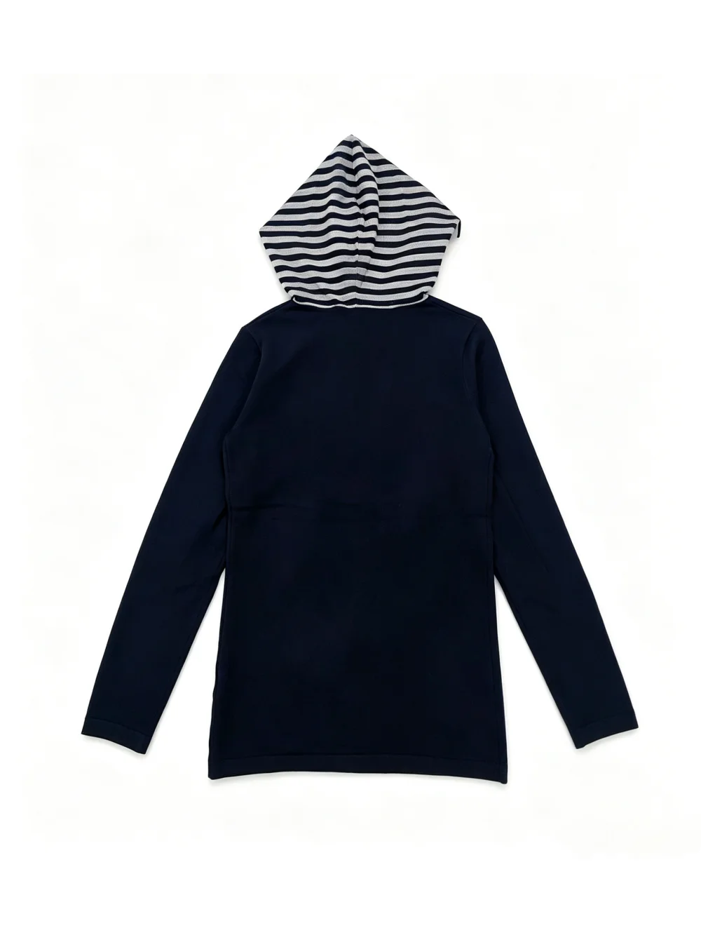 New autumn retro punk hooded knitted sweater striped V-neck spicy girl top Gothic street trend niche casual versatile subculture