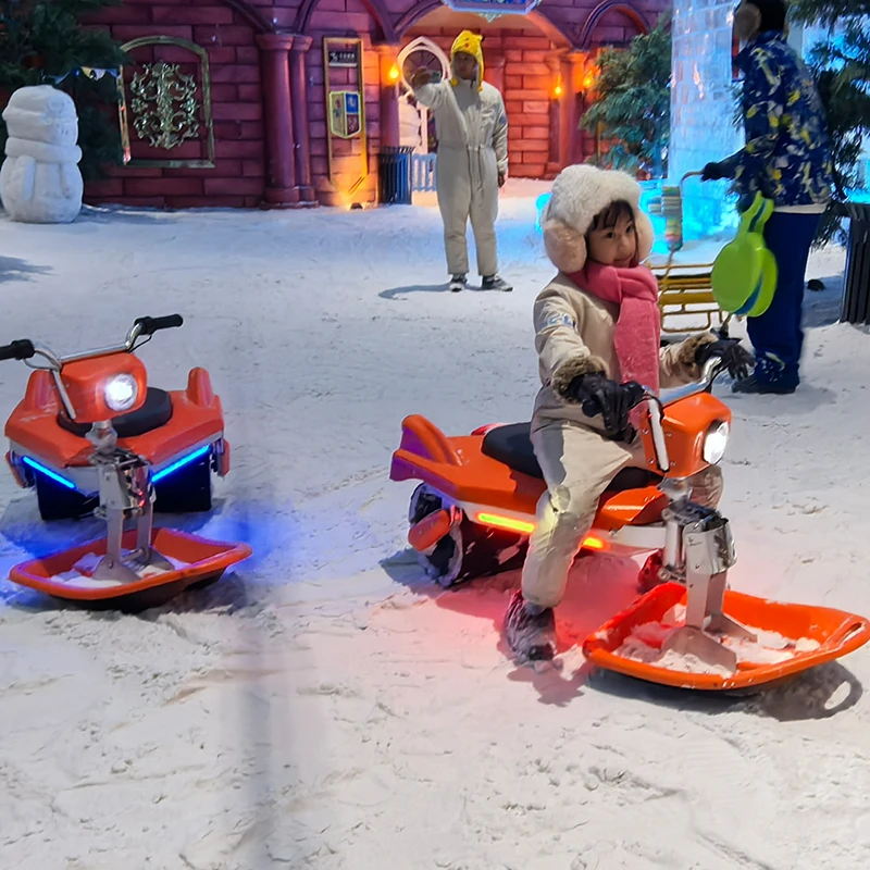 Factory Direct Sale Children's Touring Snowmobile Ski Tracked Skating Sled-Lithium Battery 48V 1500W 100kg Load Capacity 40km