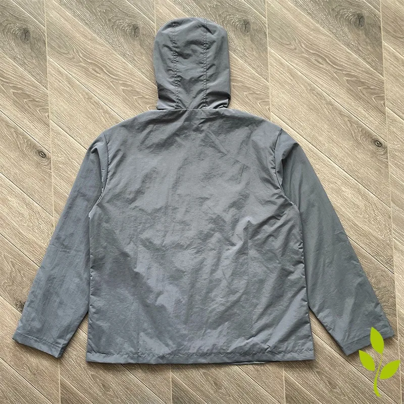 Embroidered Buckle Sports Style SAINT Jacket Casual Windbreaker Jacket Men Women Sunscreen Overcoat Trousers Set