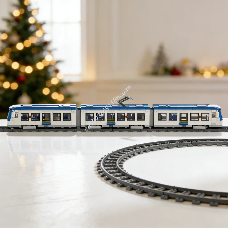

1526 деталей MOC RandstadRail Alstom RegioCitadis, модель городского поезда, конструктор, архитектурный набор, рождественский подарок, развивающая игрушка для детей
