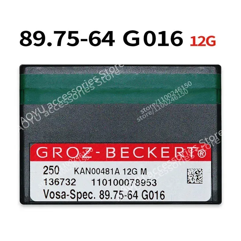 

250 Pcs GROZ-BECKERT Vosa-Spec. 89.75-64 G016 Needles 12G For SHIMA SEIKI Chinese Knitting Machines