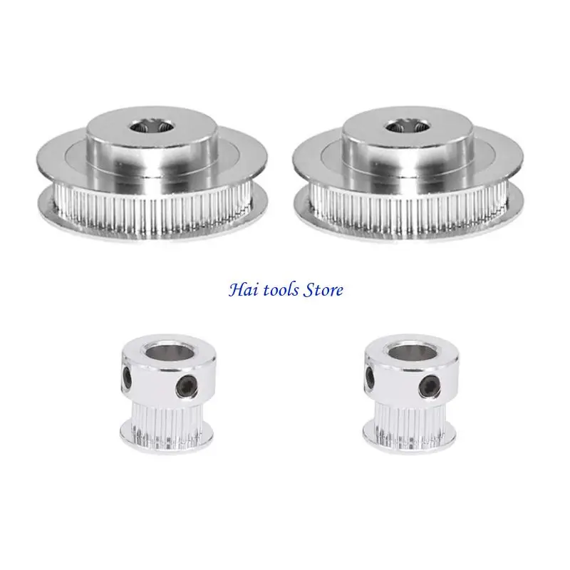 

X37E Ширина ремня 200 мм 6 мм 30T 60T Натяжное колесо Синхронный шкив Комплект ремня