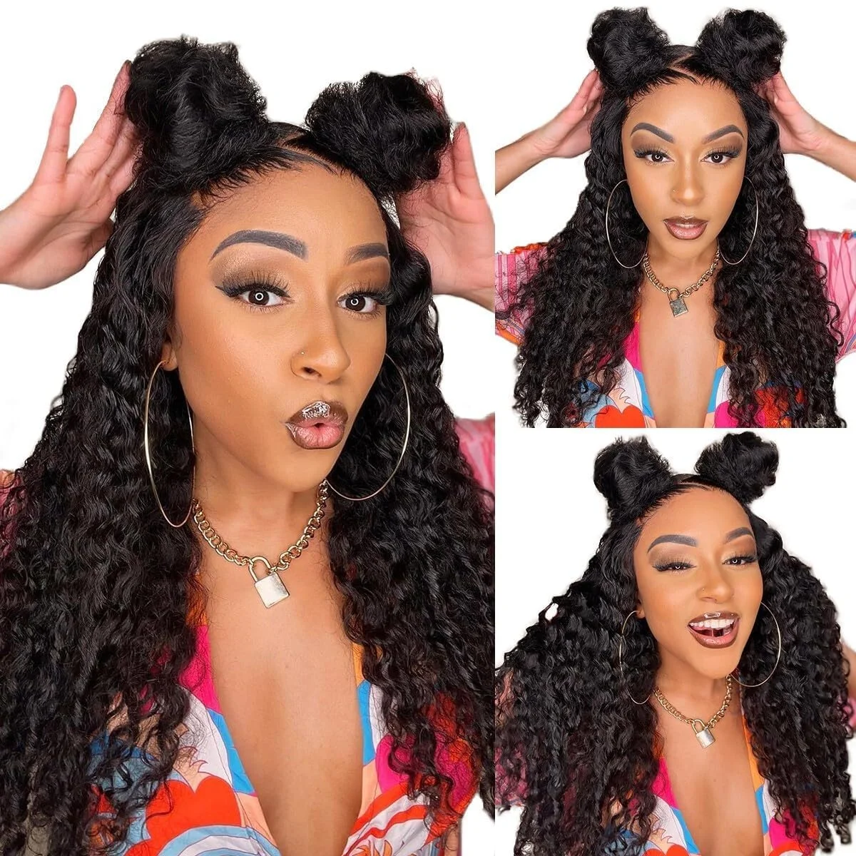 

Deep Wave Human Hair Wigs 13x4 13x6 HD Lace Frontal Wig Water Wave Lace Front Wigs Curly Brazilian Wigs 200 Density For Women
