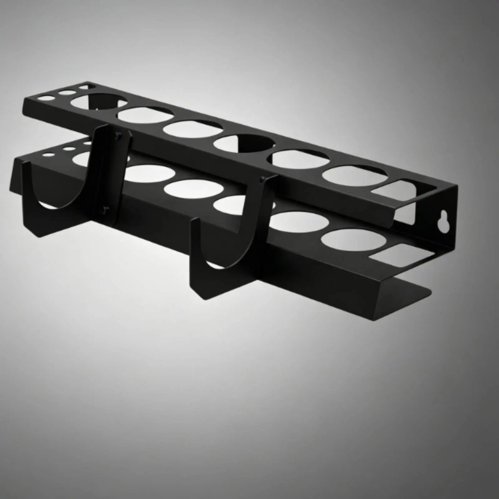 Support mural multi-emplacements pour tubes de mastic et flacons pulvérisateurs, gain de place, robuste
