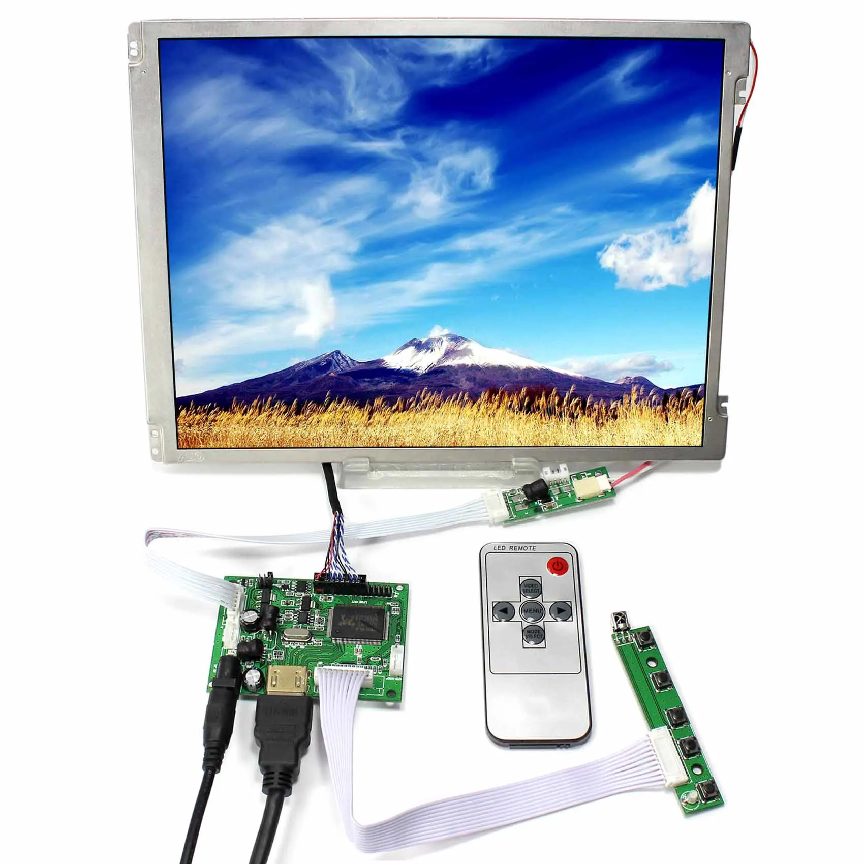 

10.4inch LCD Screen 20pin LVDS Connector VS104T-001A HD MI LCD Controller Board