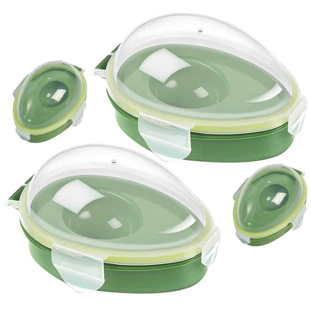 

Avocado Keeper Fruit Storage Containers Refrigerator Organizer Saver Holder Food Transparent Reusable Portable Box