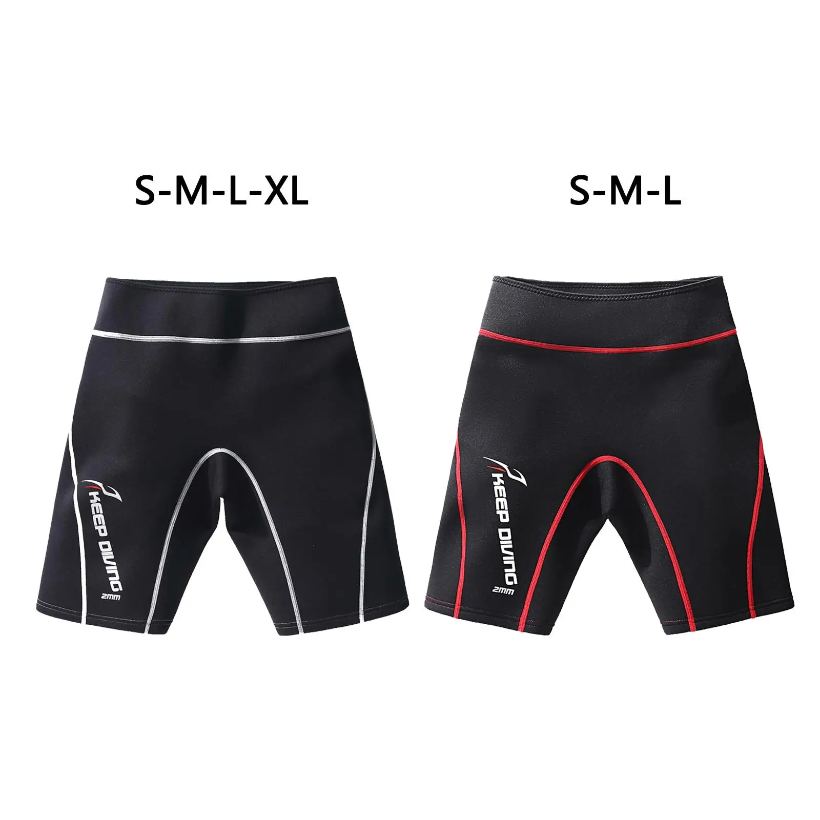 Adults 2mm Neoprene Wetsuits Scuba Snorkeling Diving Swimming Trunks