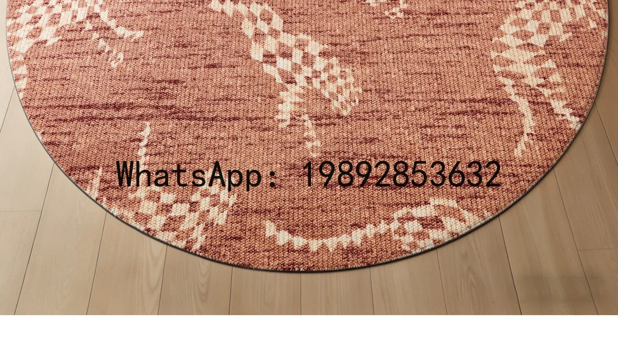 

PYJ wool living room light luxury high-end e-sports room bedroom cloakroom round carpet