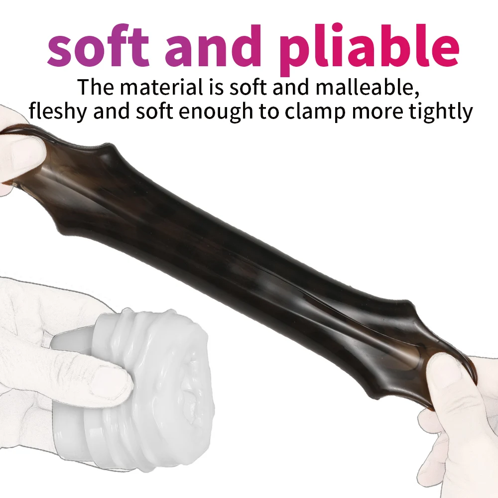 ذكر الاستمناء كأس لعبة الجنس للرجال لينة TPE الديك التدريب الجنس متجر كبير ديك المدرب القضيب كم تأخير ممارسة منتجات الكبار #4