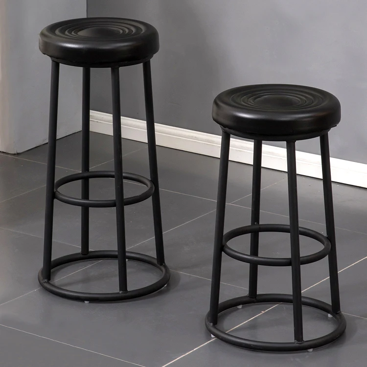 Bar chair round stool high chair bar chair ktv mobile phone store business hall checkout page