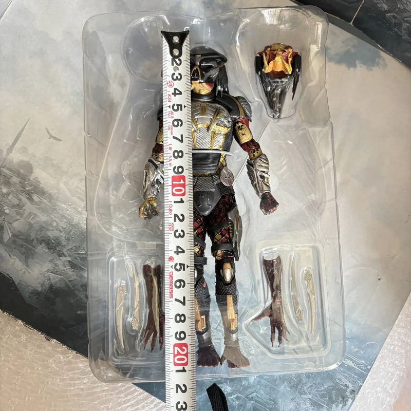 Fugitivo predador neca figura de ação predadores pvc modelo brinquedo colecionável figuras alienígenas presente aniversário 18cm