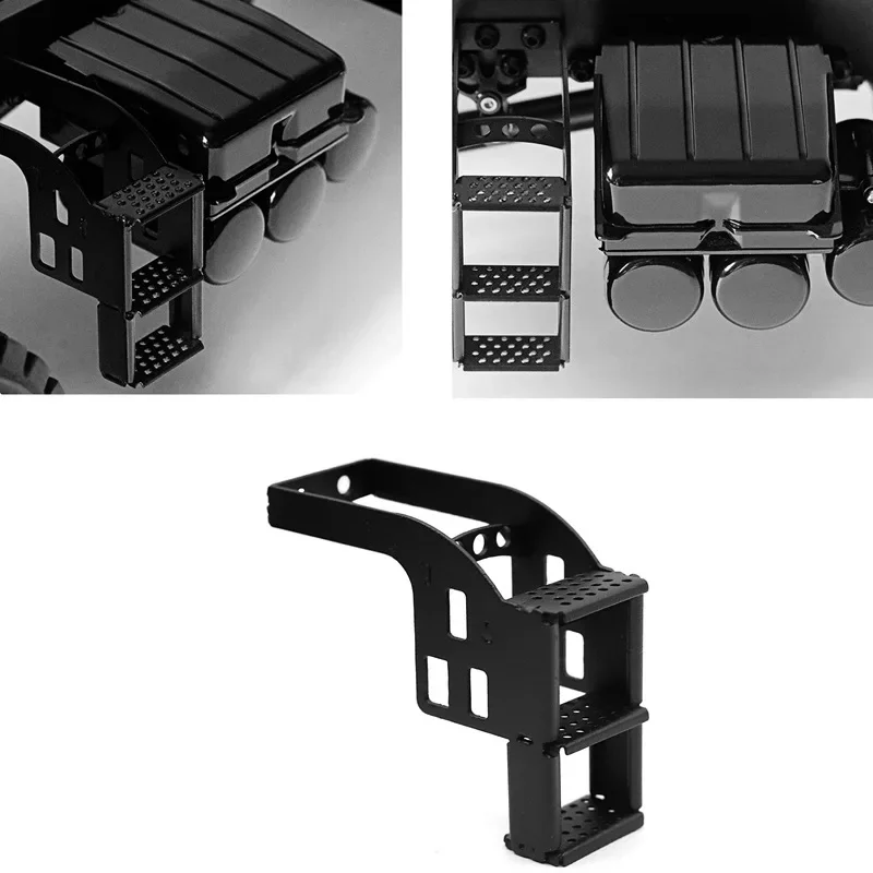 Metal Simulation Upgrade Pedal Ladder for Tamiya 1/14 RC Truck Tractor Trailer Car Tipper SCANIA BENZ Actros MAN TGX VOLVO