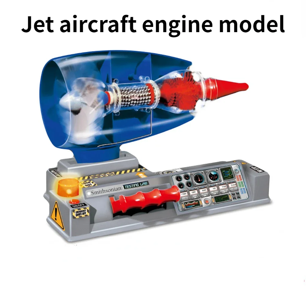 

Jet Aircraft Engine Model Airplane Engine Model Science Education Puzzle DIY Assembly Toy Boys Gift