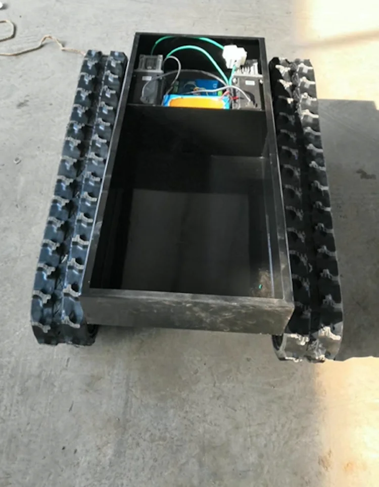 Rubber Track Undercarriage Robot Vehicle All Terrain Vehicle tank Tracks Robot Chassis Tracked Vehicle Chassis