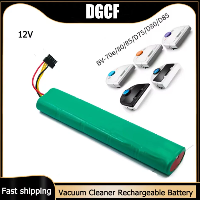 

12V Ni-MH Battery 12800mAh Battery For Neato Botvac 70e 75 D75 80 85 D85 Vacuum Cleaners Rechargeable Batteries