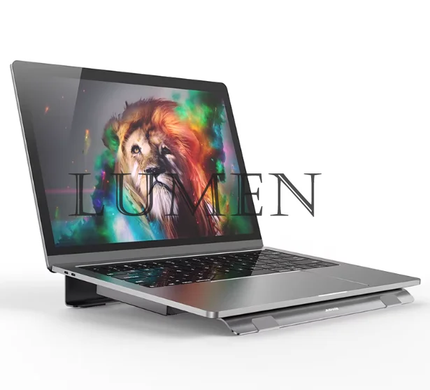 Laptop Cooling Pad Base Gaming Laptop Stand 17inch Aluminum Alloy Desktop Fan Cooling Rack Heightening
