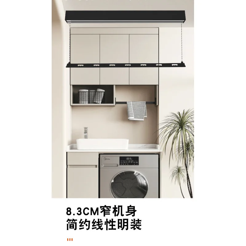 تركيب سطح القطب الواحد، رف تجفيف كهربائي، جهاز تحكم عن بعد غير مرئي، أوتوماتيكي بالكامل