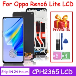 6.43'' New AMOLED for OPPO Reno6 Lite CPH2365 LCD Touch Screen Display for OPPO Reno 6 Lite 6Lite Assembly Display