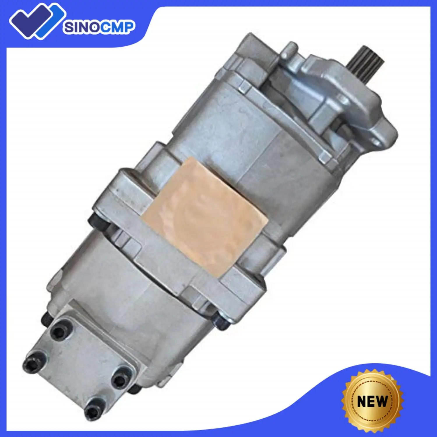 1 Piece Gear Pump 705-52-22000, 7055222000 New Fits for Komatsu HD205-3 Loader Replacement with 3 Months Warranty