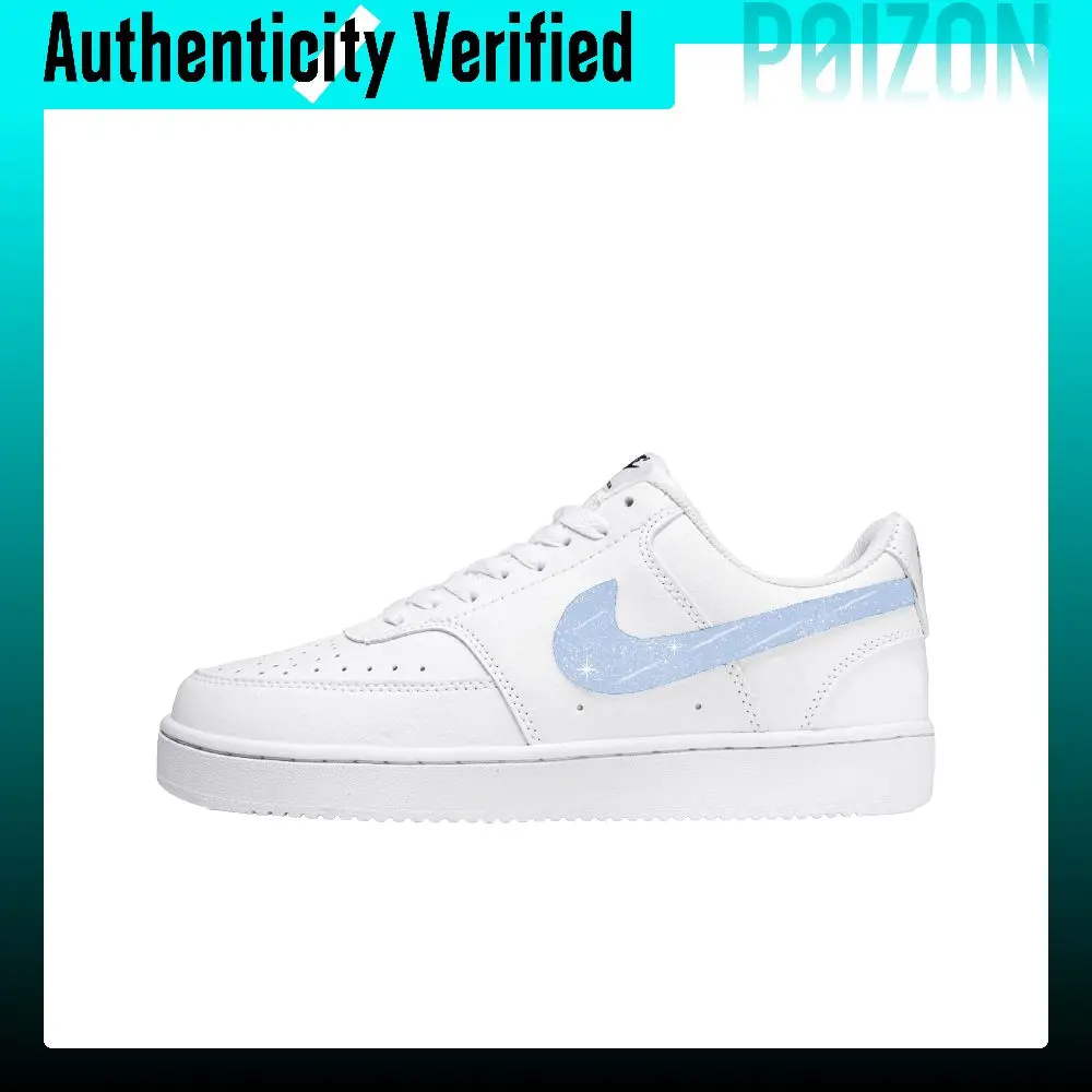 Nike Court Vision 1 Skate Shoes Men's Low-top Blue White DH2987-101(Team2148-)