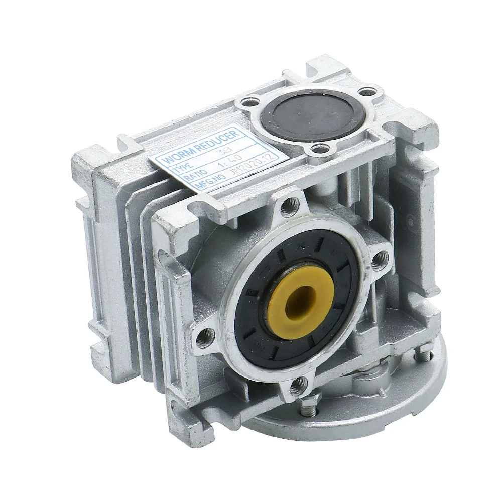 MHCNC NMRV030 Worm Gear Reducer High Torque Gearbox 9/11mm Input 14mm Output For Nema23 63B/56B Motor